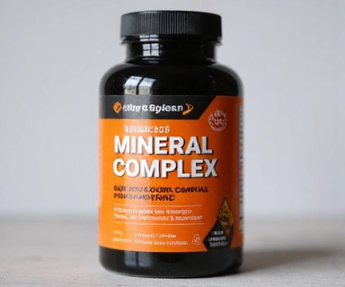 Premium Men's Mineral Complex supplement bottle